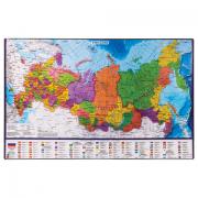 Коврик-подкладка настольный для письма (590х380 мм), с картой России, BRAUBERG, 236776 - Премиум Сервис
