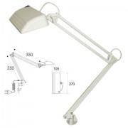 Настольная лампа светильник Дельта П-С32 на струбцине, СВЕТОДИОДНАЯ, 12 Вт, белый - Премиум Сервис