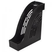 Лоток вертикальный для бумаг BRAUBERG "Office", 255х95х290 мм, черный, 237228 - Премиум Сервис