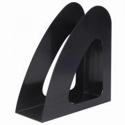 Лоток вертикальный для бумаг BRAUBERG "Delta", 240х90х240 мм, черный, 237239 - Премиум Сервис