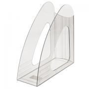 Лоток вертикальный для бумаг BRAUBERG "Delta", 240х90х240 мм, прозрачный, 237242 - Премиум Сервис