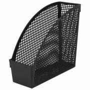 Лоток вертикальный для бумаг STAFF "Profit", 270х100х250 мм, сетчатый, полипропилен, черный, 237253 - Премиум Сервис