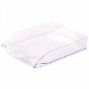 Лоток горизонтальный для бумаг BRAUBERG "Delta", A4 (340х270х60 мм), прозрачный, 237262 - Премиум Сервис