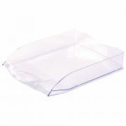 Лоток горизонтальный для бумаг BRAUBERG "Delta", A4 (340х270х60 мм), прозрачный, 237262 - Премиум Сервис