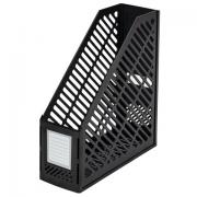 Лоток вертикальный для бумаг BRAUBERG "Office-Expert", 90 мм, сетчатый, сборный, черный, 238019 - Премиум Сервис