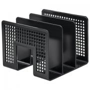 Лоток-сортер для бумаг BRAUBERG "Office-Expert", 3 отделения, 207х212х168 мм, сетчатый черный, 238021 - Премиум Сервис