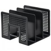 Лоток-сортер для бумаг BRAUBERG "Office-Expert", 3 отделения, 207х212х168 мм, сетчатый черный, 238021 - Премиум Сервис