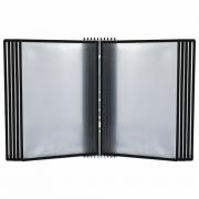 Демосистема настенная на 10 панелей, с 10 черными панелями А4, STAFF, 238146 - Премиум Сервис