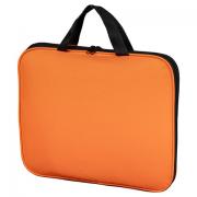 Папка на молнии с ручками STAFF EVERYDAY, А4, полиэстер, ярко-оранжевая, 270735 - Премиум Сервис