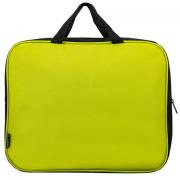 Папка на молнии с ручками STAFF EVERYDAY, А4, ширина 80 мм, полиэстер, зеленая, 270742 - Премиум Сервис