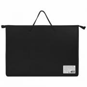 Папка для рисунков и чертежей ПИФАГОР А3, пластик, черная, 271135 - Премиум Сервис