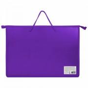 Папка для рисунков и чертежей ПИФАГОР А3, пластик, фиолетовая, 271136 - Премиум Сервис