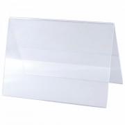 Табличка информационная, 210х150 мм (домик), настольная, двухсторонняя, оргстекло, в защитной плёнке, BRAUBERG, 290425 - Премиум Сервис