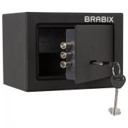Сейф мебельный BRABIX "SF-140KL", 140х195х140 мм, ключевой замок, черный, 291140, S103BR210114 - Премиум Сервис