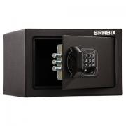 Сейф мебельный BRABIX "SF-170EL", 170х260х230 мм, электронный замок, черный, 291143, S103BR210614 - Премиум Сервис