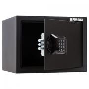 Сейф мебельный BRABIX "SF-230EL", 230х310х250 мм, электронный замок, черный, 291147, S103BR211614 - Премиум Сервис