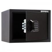 Сейф мебельный BRABIX "SF-230EL", 230х310х250 мм, электронный замок, черный, 291147, S103BR211614 - Премиум Сервис