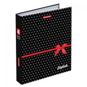 Тетрадь на кольцах А5 (165х215 мм), 120 листов, твердый картон, клетка, BRAUBERG, Стиль, 402006 - Премиум Сервис