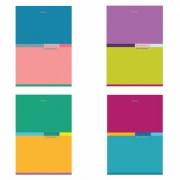 Тетрадь А4, 60 л., BRAUBERG, скоба, клетка, обложка картон, "Color", 404043 - Премиум Сервис