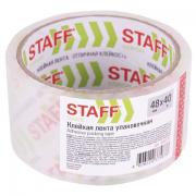 Клейкая лента упаковочная 48 мм x 40 м, прозрачная, толщина 40 микрон, STAFF CLASSIC, 440176 - Премиум Сервис