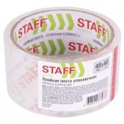 Клейкая лента упаковочная 48 мм x 40 м, прозрачная, толщина 40 микрон, STAFF CLASSIC, 440176 - Премиум Сервис