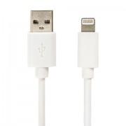 Кабель белый USB 2.0-Lightning, 1 м, SONNEN, медь, для передачи данных и зарядки iPhone/iPad, 513559 - Премиум Сервис