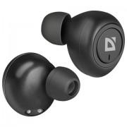 Наушники с микрофоном (гарнитура) DEFENDER TWINS 638, Bluetooth, беспроводные, черные, 63638 - Премиум Сервис