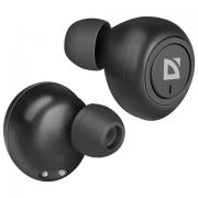 Наушники с микрофоном (гарнитура) DEFENDER TWINS 638, Bluetooth, беспроводные, черные, 63638 - Премиум Сервис