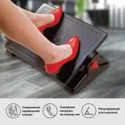 Подставка для ног BRAUBERG, офисная, 41,5х30 см, с фиксаторами, черная, 530364 - Премиум Сервис