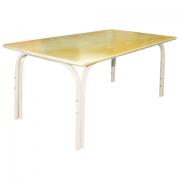 Стол детский "Яшка", 1100х580х460-580 мм, регулируемый, рост 1-3 (100-145 см), фанера/металл, слоновая кость - Премиум Сервис