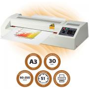 Ламинатор BRAUBERG FGK-320, формат А3, толщина пленки 1 сторона 60-250 мкм, скорость 51 см/мин, 531351 - Премиум Сервис