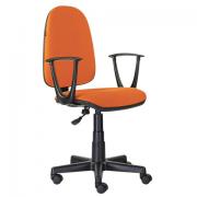 Кресло BRABIX "Prestige Start MG-312", эргономичная спинка, ткань, оранжевое, 531922 - Премиум Сервис