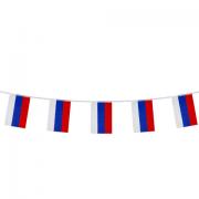 Гирлянда из флагов России, длина 5 м, 10 прямоугольных флажков 20х30 см, BRAUBERG, 550185, RU25 - Премиум Сервис