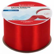 Лента атласная ширина 50 мм, длина 23 м, красная, BRAUBERG, 591521 - Премиум Сервис