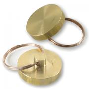 Печать металлическая к опечатывающим устройствам (600411, 601926, 601925), диаметр 25 мм, латунь - Премиум Сервис