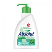 Мыло жидкое антибактериальное 250 мл ABSOLUT (Абсолют) "Алоэ", дозатор, не содержит триклозан, 5064, 5009, 5064 - Премиум Сервис