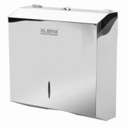 Диспенсер для полотенец LAIMA PROFESSIONAL INOX, (Система H2) Z-сложения, нержавеющая сталь, зеркальный, 605695 - Премиум Сервис