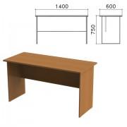 Стол письменный "Монолит", 1400х600х750 мм, цвет орех гварнери, СМ22.3 - Премиум Сервис