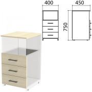 Крышка и фасады ящиков для тумбы приставной "Канц" 400х450х750 мм, цвет дуб молочный, ТК31.15.2 - Премиум Сервис