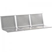 Сиденья для кресла "Стайл", комплект 3 шт., цвет серебристый - Премиум Сервис