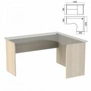 Стол компактный ЧАСТЬ 2 "Арго", 1400х1200х760 мм, правый, ясень шимо - Премиум Сервис