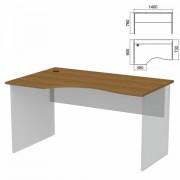 Стол эргономичный ЧАСТЬ 1 "Арго", 1400х900х760 мм, левый, орех - Премиум Сервис