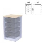 Крышка для тумбы приставной (АТ-05) "Арго", 440х450х22 мм, ясень шимо - Премиум Сервис