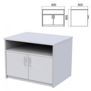 Тумба для оргтехники "Арго", 800х600х600 мм, полка, серый - Премиум Сервис