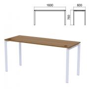 Столешница стола на металлокаркасе "Арго", 1600х600х760 мм, орех - Премиум Сервис