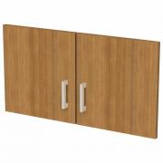 Дверь ЛДСП низкая "Арго", КОМПЛЕКТ 2 шт., 355х18х390 мм, орех, А-603 - Премиум Сервис