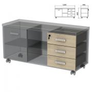 Ящики тумбы-креденции "Приоритет", КОМПЛЕКТ 3 шт., кронберг, К-927, К-927 кронберг - Премиум Сервис