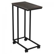 Стол журнальный на металлокаркасе BRABIX LOFT CT-001, 457х380х685 мм, цвет морёный дуб, 641859 - Премиум Сервис