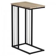 Стол журнальный на металлокаркасе BRABIX LOFT CT-002, 450х250х630 мм, цвет дуб натуральный, 641862 - Премиум Сервис