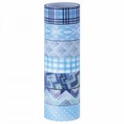 Клейкие WASHI-ленты для декора ОТТЕНКИ СИНЕГО, 15 мм х 3 м, 7 цветов, рисовая бумага, ОСТРОВ СОКРОВИЩ, 661703 - Премиум Сервис
